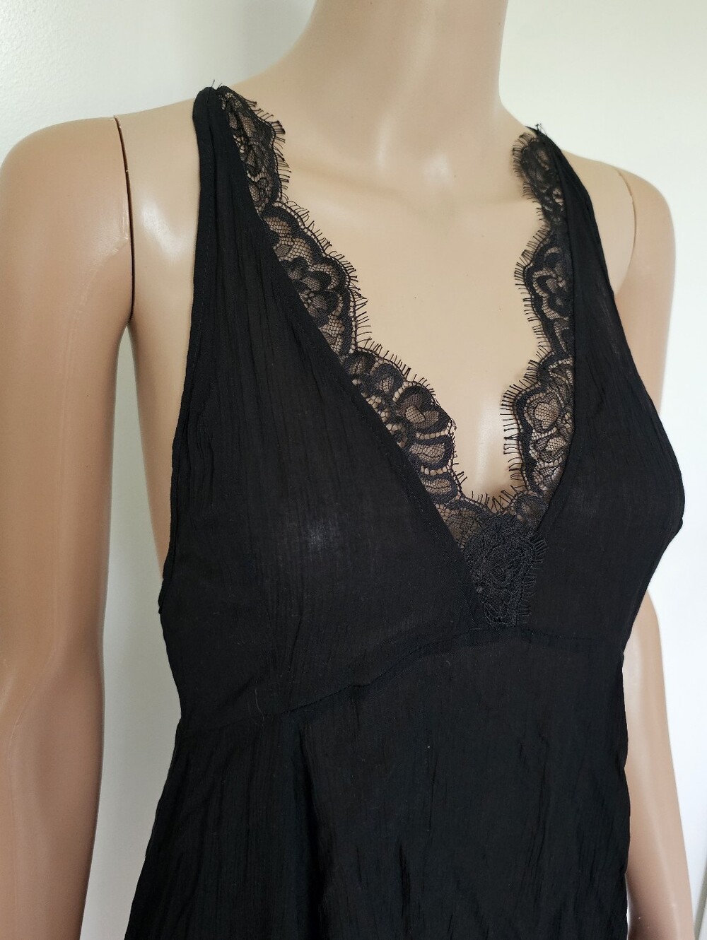 Free People Intimately Lace Babydoll Slip Dress Tunic - Picture 3 of 6